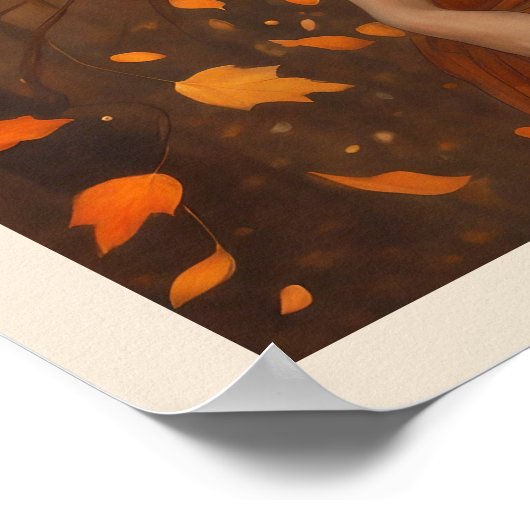 Poster Automne Wind Wind Wind Wine in Woods Art Nuevo Imp (Coin)