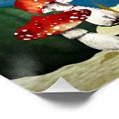 Poster Automne Woodland Friends Fox Forest Illustration (Coin)