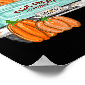 Poster Automne Y'all Camion Citrouille Tournesol Automne (Coin)