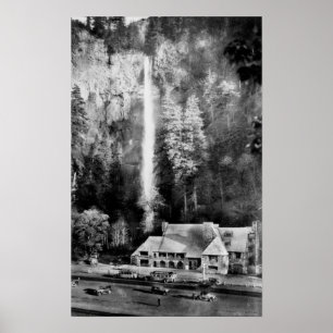 Poster Automnes de Multnomah et photographie de loge