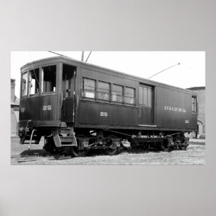 Poster Automnes de Shelburne et voiture ferroviaire #25