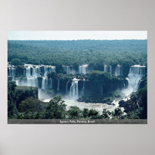 Poster Automnes d'Iguacu, Parana, Brésil