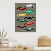Poster Automobile Baby Duesenberg et Cord (Cuisine)