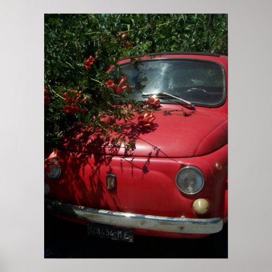 Poster Automobile italienne (Devant)