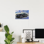 Poster Automobile Muscle Car Mustang (Bureau à domicile)