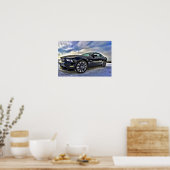 Poster Automobile Muscle Car Mustang (Cuisine)