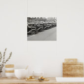 Poster Automobiles à Omaha, 1938. Photo vintage (Cuisine)