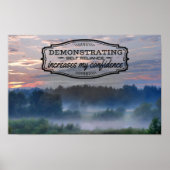 Poster "Autonomie" Motivation Affirmation (Devant)