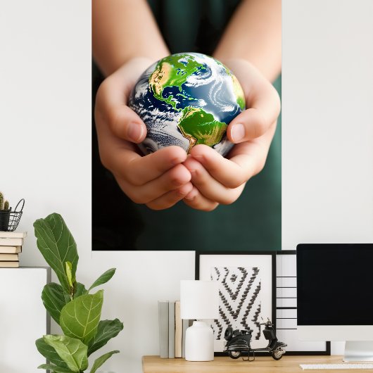 Poster Autonomiser la génération future (Bureau à domicile)