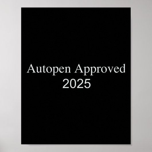 Poster Autopen Approved 2025  (Devant)