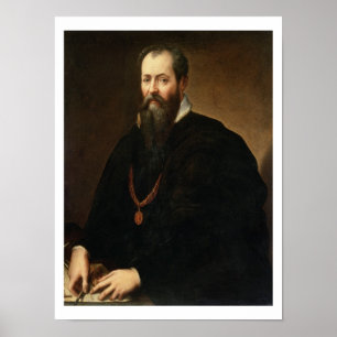 Poster Autoportrait, 1566-68 (huile sur la toile)