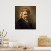 Poster Autoportrait, 1669 (Cuisine)