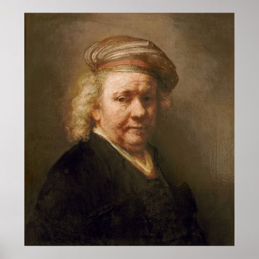 Poster Autoportrait, 1669 (Devant)