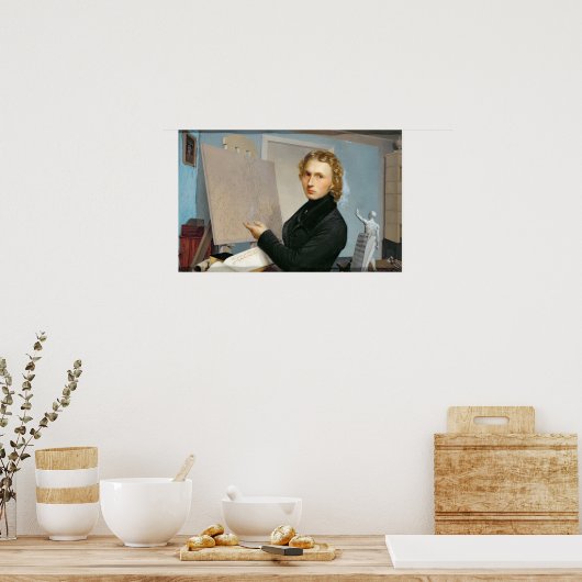 Poster Autoportrait, 1822 (Cuisine)