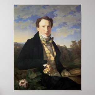 Poster Autoportrait, 1828