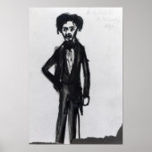 Poster Autoportrait, 1849 (Devant)