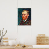 Poster Autoportrait (1887) de Vincent Van Gogh (Cuisine)