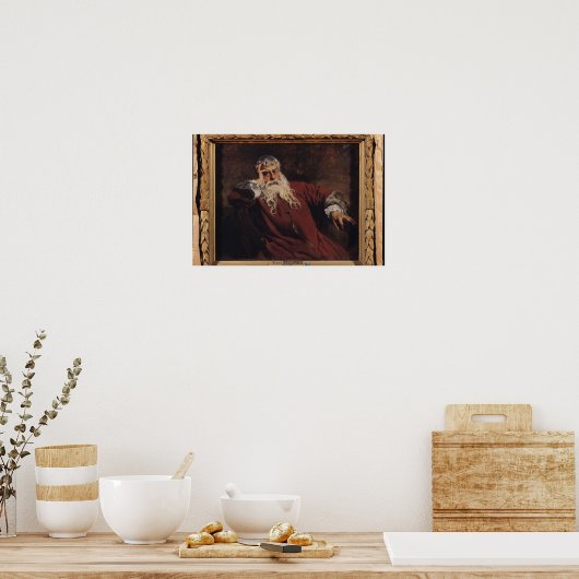 Poster Autoportrait, 1889 (Cuisine)