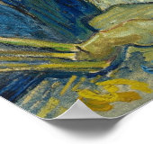 Poster Autoportrait (1889) de Van Gogh (Coin)