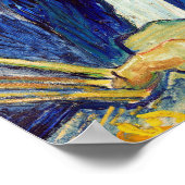 Poster Autoportrait (1889) de Vincent Van Gogh (Coin)