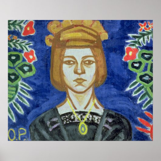 Poster Autoportrait, 1912-15 (Devant)