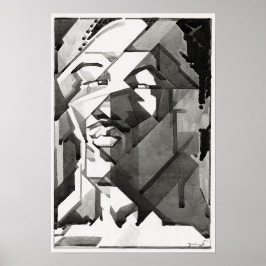 Poster Autoportrait (1920) (Devant)