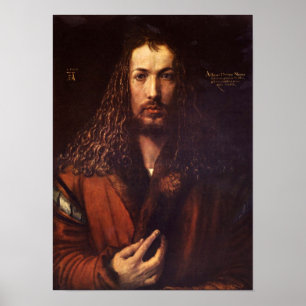 Poster Autoportrait 2 par Albrecht Durer