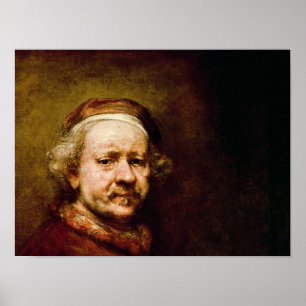 Poster Autoportrait à l'âge de 63, 1669