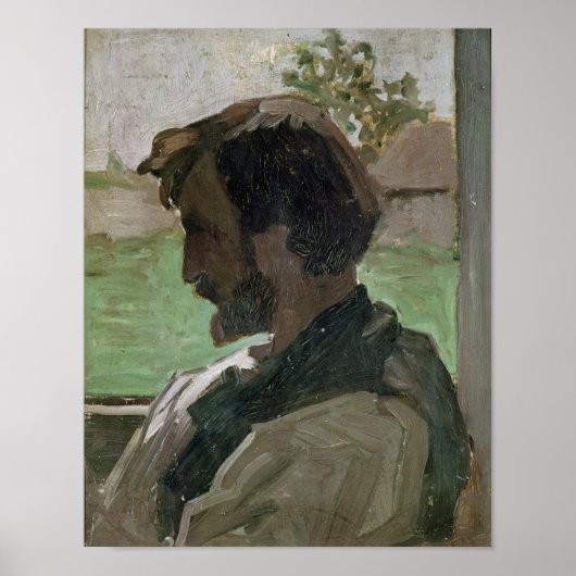 Poster Autoportrait à Saint-Saveur, 1868 (Devant)