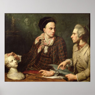 Poster Autoportrait avec Dominique Herment 1769