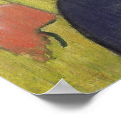 Poster Autoportrait avec le Christ jaune, 1890 (Coin)