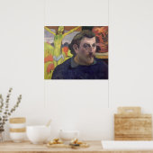 Poster Autoportrait avec le Christ jaune, 1890 (Cuisine)