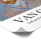 Poster Autoportrait avec un Casquette en paille grise par (Coin)