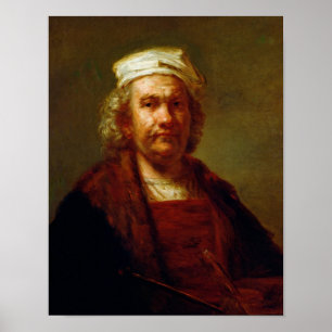 Poster Autoportrait, c.1660-63