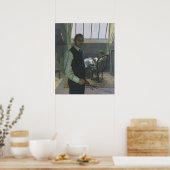 Poster Autoportrait dans le Studio, 1904 (Cuisine)