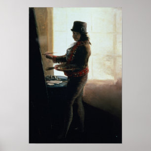 Poster Autoportrait dans Studio