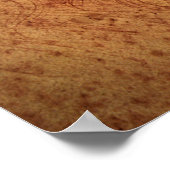 Poster Autoportrait d'art de la Renaissance par Leonardo  (Coin)