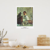 Poster Autoportrait De Henri De Toulouse-Lautrec (Cuisine)