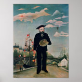 Poster Autoportrait, de L'ile Saint-Louis, 1890 (Devant)