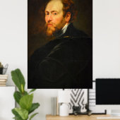 Poster Autoportrait de Peter Paul Rubens (Bureau à domicile)