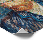 Poster Autoportrait de Van Gogh (Coin)