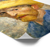 Poster Autoportrait de Van Gogh (Coin)