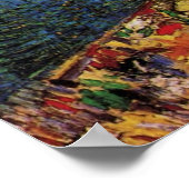 Poster Autoportrait de Van Gogh devant son chevalet (Coin)