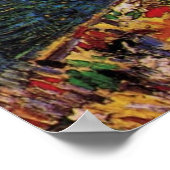 Poster Autoportrait de Van Gogh devant son chevalet (Coin)