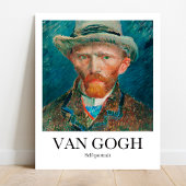 Poster Autoportrait de Vincent Van Gogh