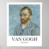 Poster Autoportrait de Vincent van Gogh (Devant)