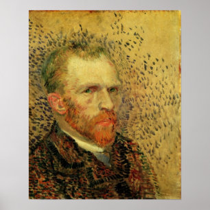 Poster Autoportrait de Vincent van Gogh, Art Fin Vintage