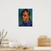 Poster Autoportrait de Vincent van Gogh sans barbe (Cuisine)