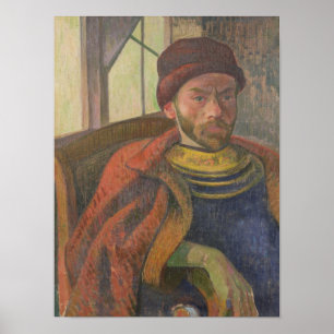 Poster Autoportrait en costume breton, c.1889