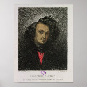 Poster Autoportrait, habillé pour 'Hernani'